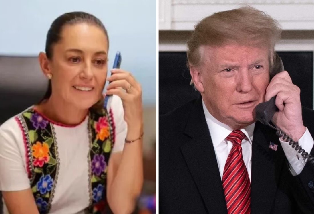 Claudia Sheinbaum habla con Donald Trump; habrá buena relación con Estados Unidos