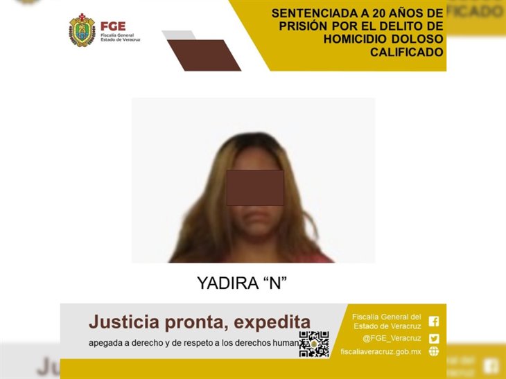 Sentencian a Yadira "N" por homicidio en Misantla; pasará 20 años en prisión 