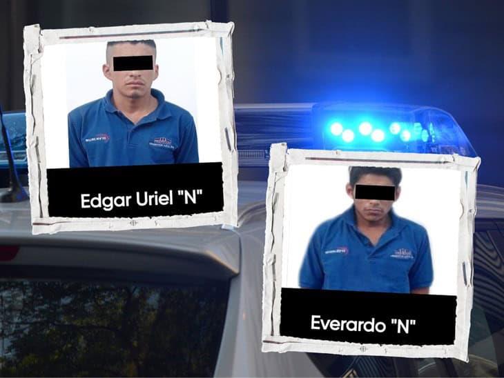 ¡Más detenidos! Agarran a dos hombres con presuntas dosis de cristal en Xalapa