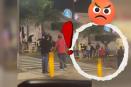 Violenta intervención de tránsito en Ixtaczoquitlán causa indignación entre los presentes (+Video)