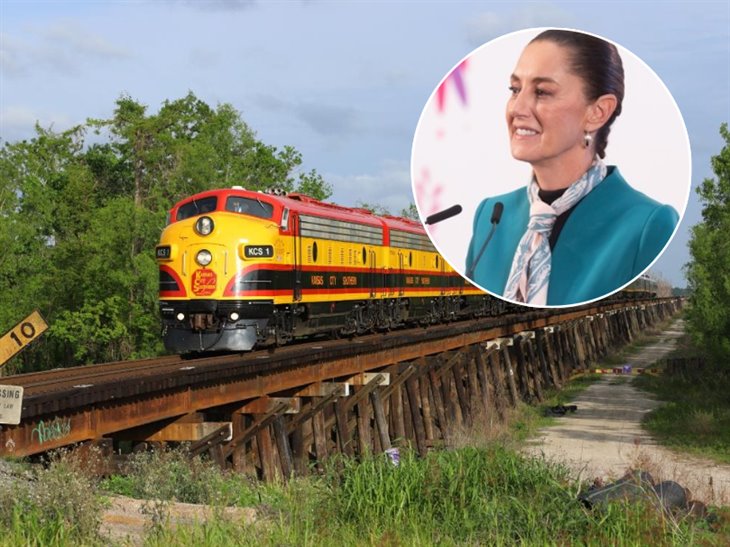 Se evalúan vías ferroviarias existentes para tren de pasajeros de Veracruz a CDMX: Presidenta