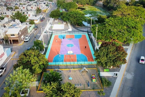 Destaca alcaldesa la rehabilitación de parques en Veracruz, ya que motivan al deporte