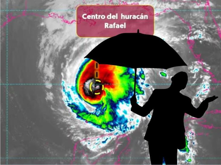 Huracán Rafael no causaría daños en Veracruz: meteorólogos; no hay que confiarse