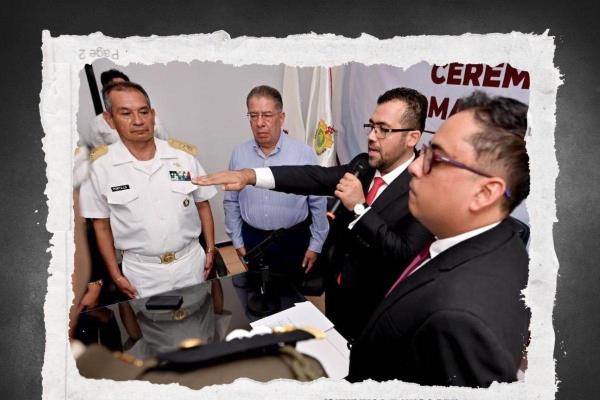 Jesús Fomperoza Torres rinde protesta como alcalde suplente de Tuxpan