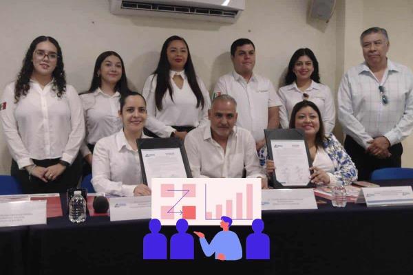 Canaco Orizaba y Aglo Joven firman convenio para capacitación en materia empresarial