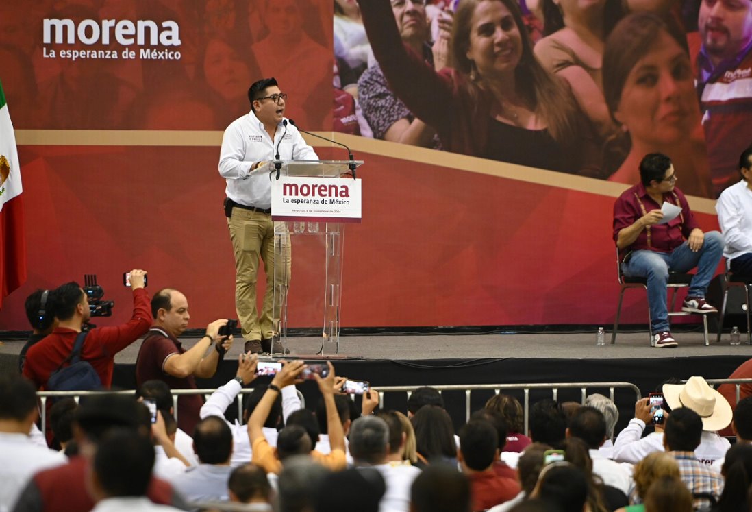 Morena Veracruz llama a la unidad y a rechazar ataques internos rumbo a elecciones 2025