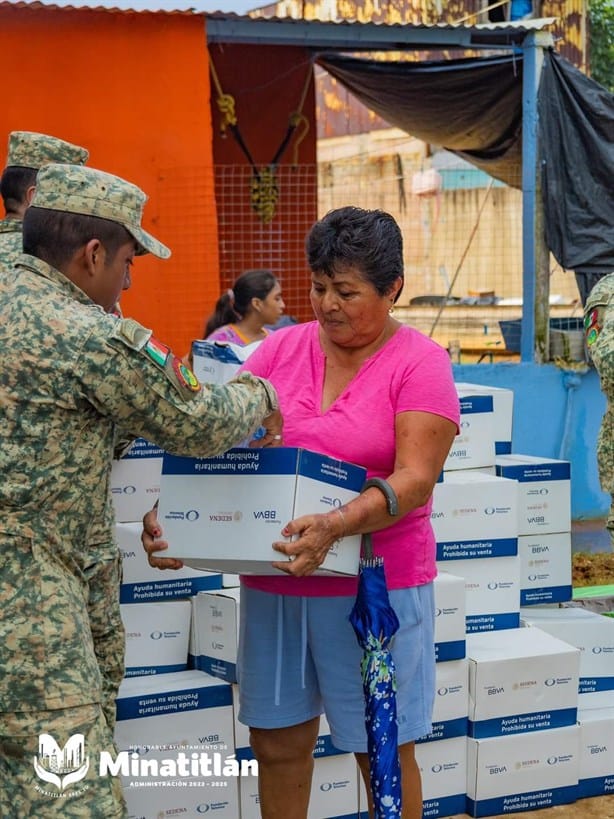 Coordinación Efectiva para Apoyo a Familias Afectadas por inundaciones en Minatitlán