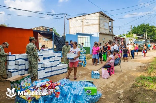 Coordinación Efectiva para Apoyo a Familias Afectadas por inundaciones en Minatitlán