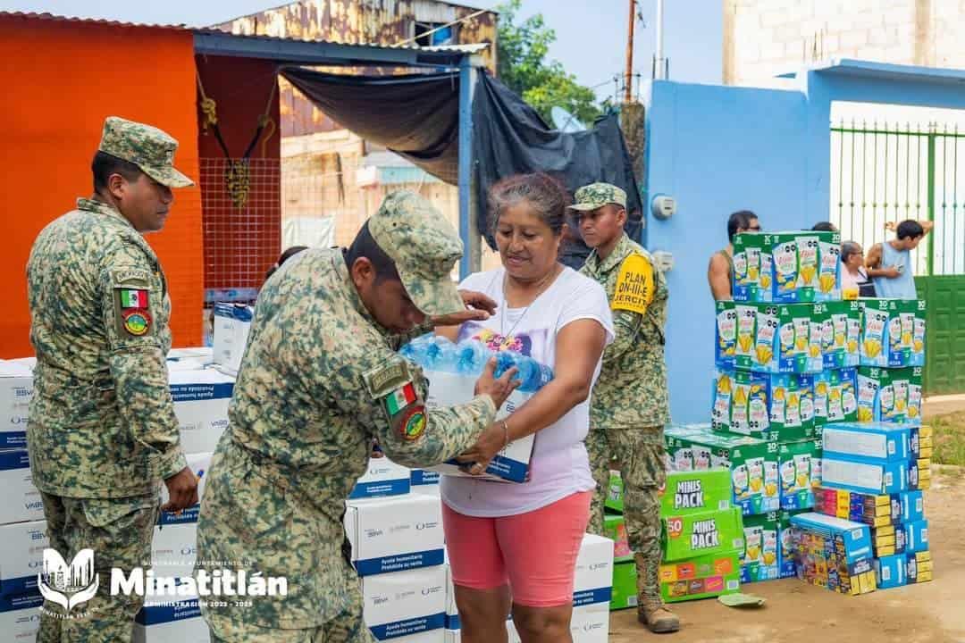 Coordinación Efectiva para Apoyo a Familias Afectadas por inundaciones en Minatitlán