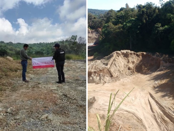 Tras denunciar daños en afluentes, clausuran arenal en La Laguna de Coatepec