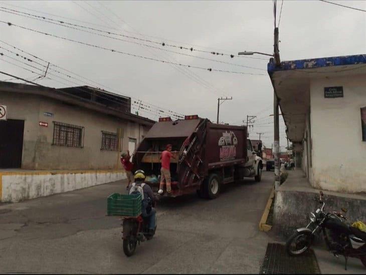 Tras recientes festividades, al día incrementaron hasta 6 toneladas de basura en Misantla