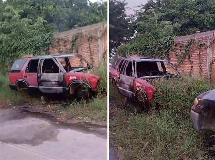 ¡Terminó en llamas! camioneta se incendia en Martínez