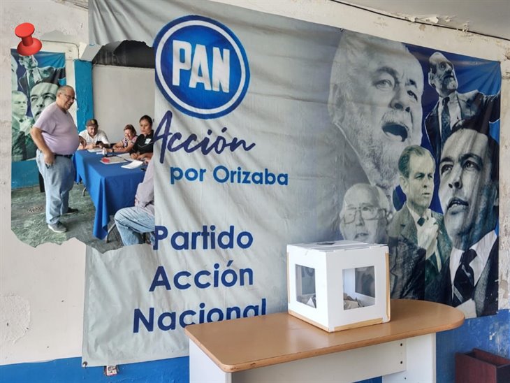 Inicia votación interna de militantes del PAN en Orizaba