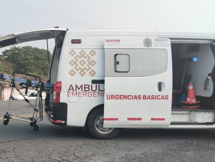 Motociclista sufre grave accidente en carretera Tres Valles-La Guadalupe