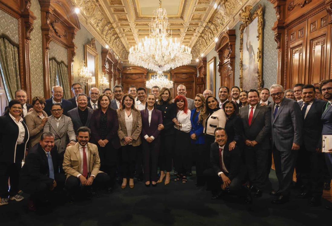 Claudia Sheinbaum se reúne con gobernadores para avanzar en el programa IMSS-Bienestar