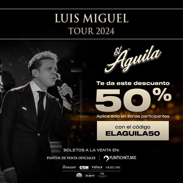 Luis Miguel en Veracruz: ¿cómo obtener un 50 % de descuento en los boletos?