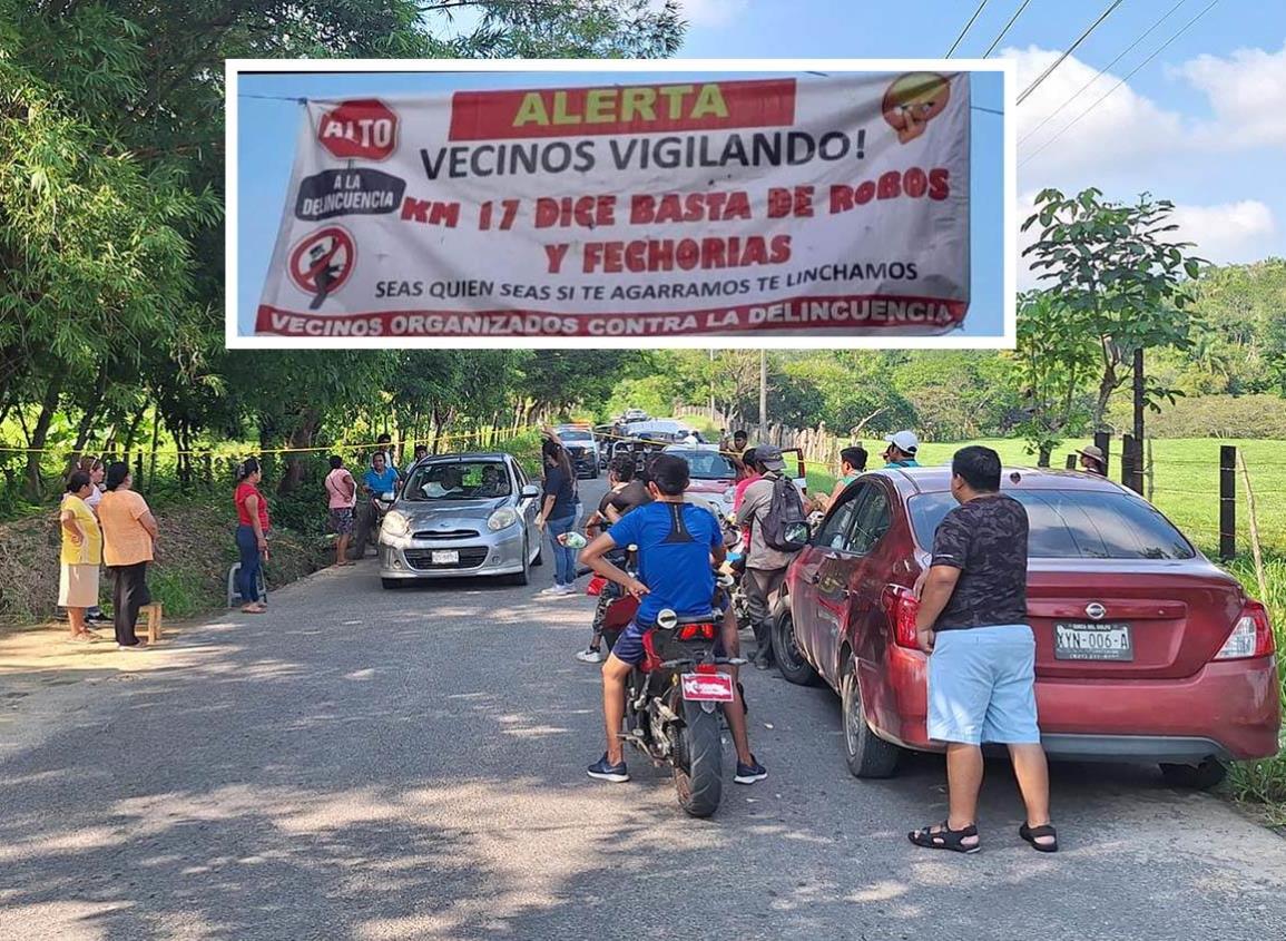 “Seas quien seas si te agarramos te linchamos”: advierten a ladrones en Moloacán