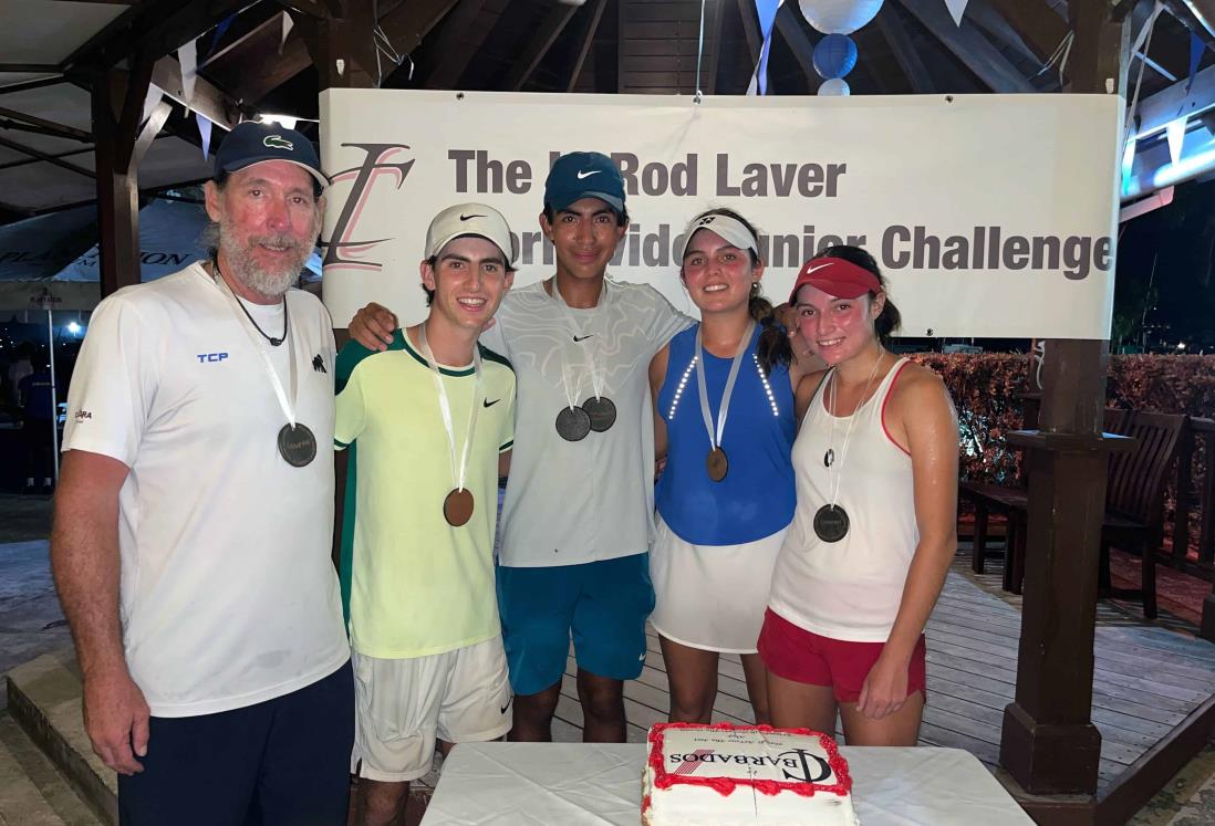 Brilla México en el Rod Laver Junior Challenge