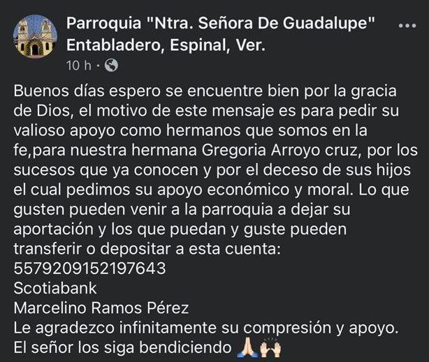 Muere en Poza Rica segundo menor atacado a balazos en Espinal