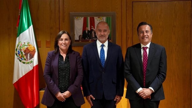Rocío Nahle se reúne con Claudia Sheinbaum en encuentro de gobernadores entrantes y salientes