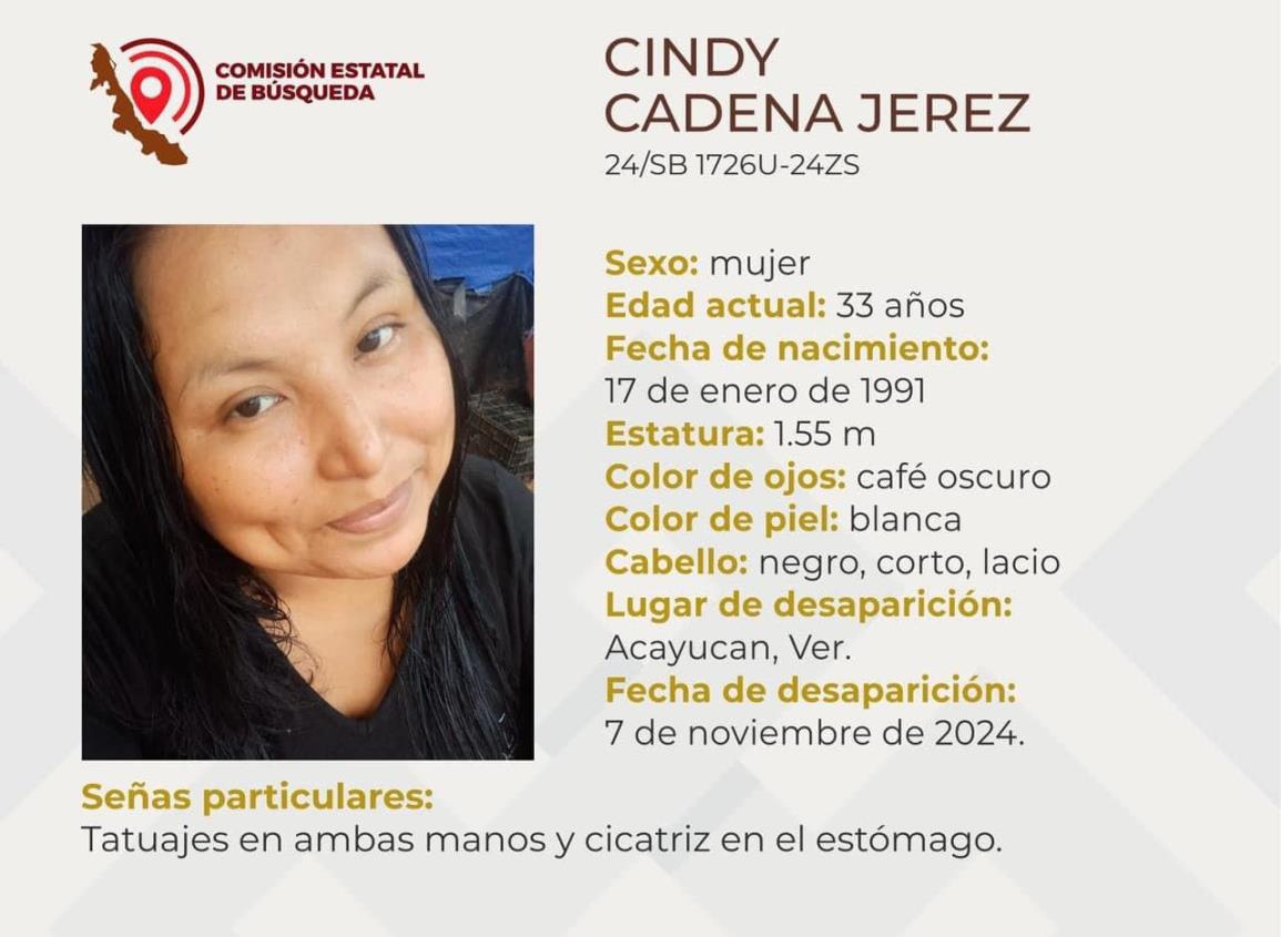 Joven mujer cumple 5 días desaparecida en Acayucan 