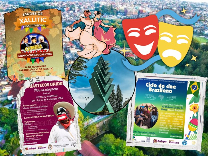 Continúan actividades culturales y artísticas en Xalapa esta semana, ¡checa!