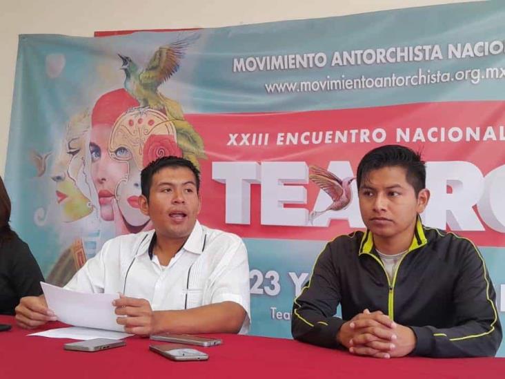 Antorchistas anuncian encuentro teatral nacional