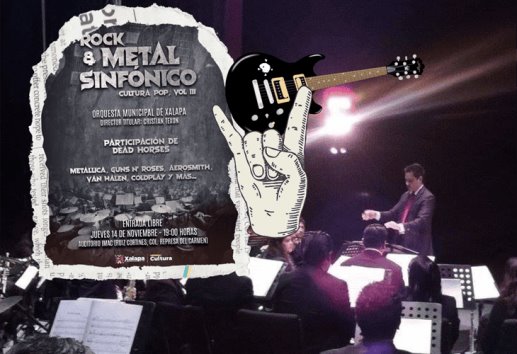 ¿Fan del rock y el metal? No te pierdas este concierto de la Orquesta Municipal de Xalapa