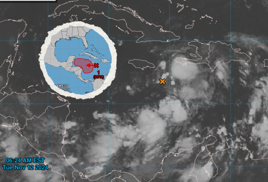 Se forma onda tropical y disturbio en el mar Caribe con 80% de evolucionar a ciclón