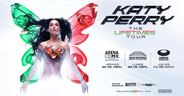 Katy Perry confirma conciertos en México: Fechas y preventa de boletos