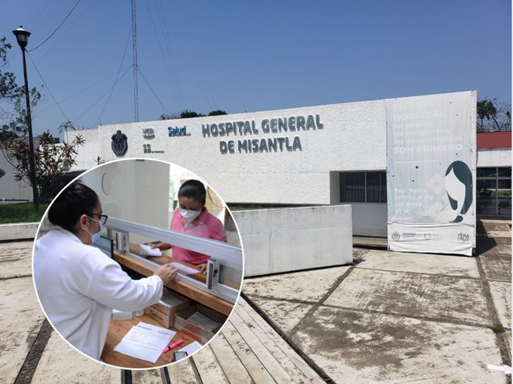 Por trabajos, Hospital General de Misantla operará con servicios limitados