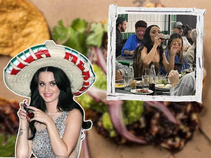 Katy Perry disfruta de unos buenos taquitos en la CDMX, ¡provecho!