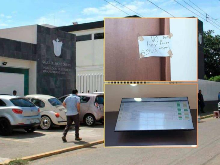 Audiencias en Pacho Viejo, con retrasos y sin agua en los juzgados