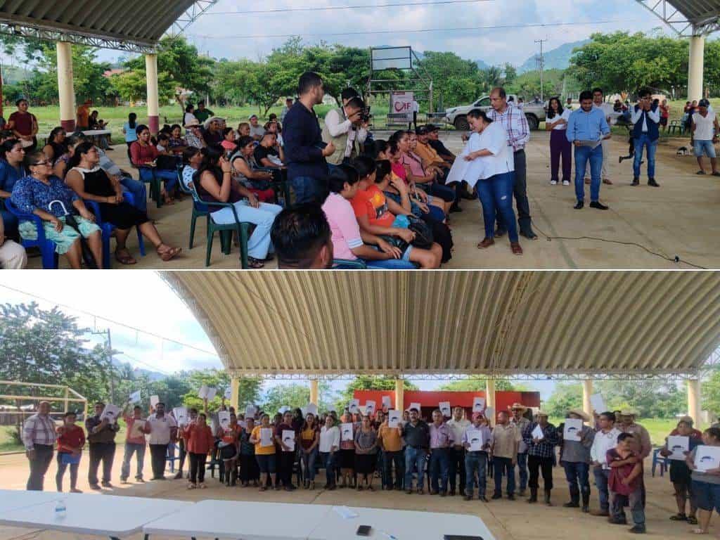 Colonia agrícola El Desengaño de Las Choapas por fin tiene escrituras