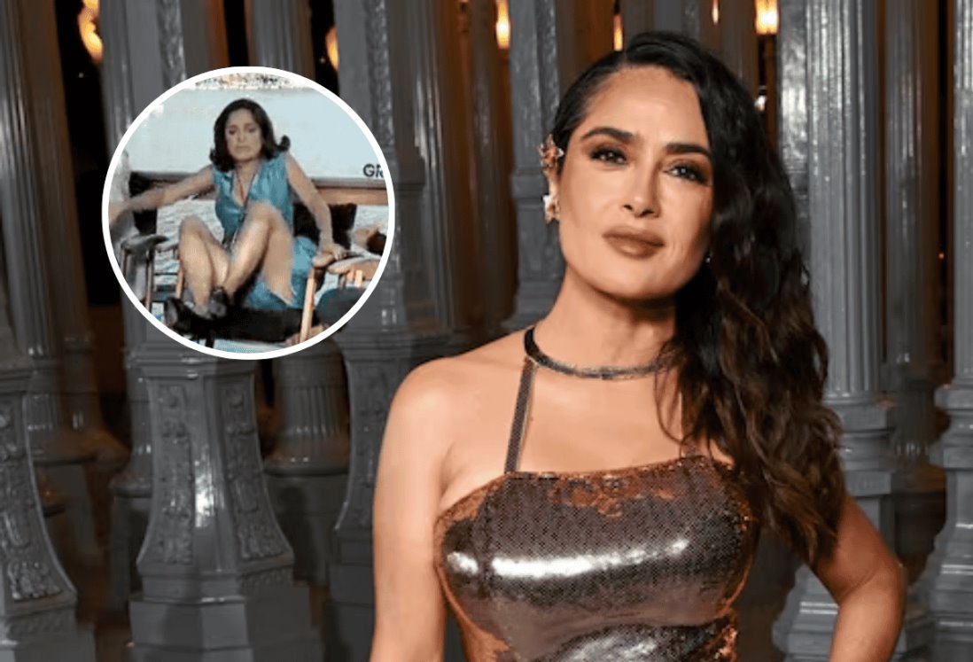 Reviven momento de terror para Salma Hayek durante una entrevista | VIDEO