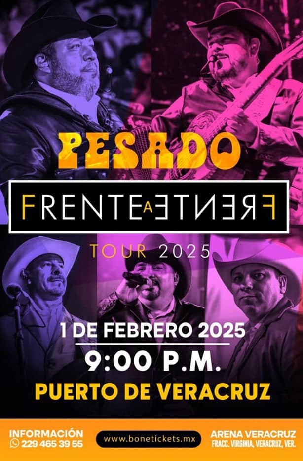 Grupo Pesado en Veracruz: así puedes adquirir los boletos para su concierto en 2025