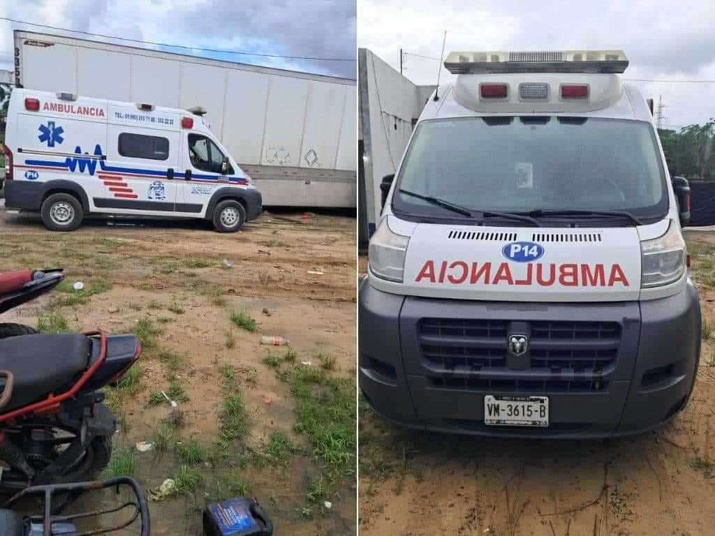 Mandan al corralón ambulancia en Agua Dulce; niño tabasqueño pierde cita médica