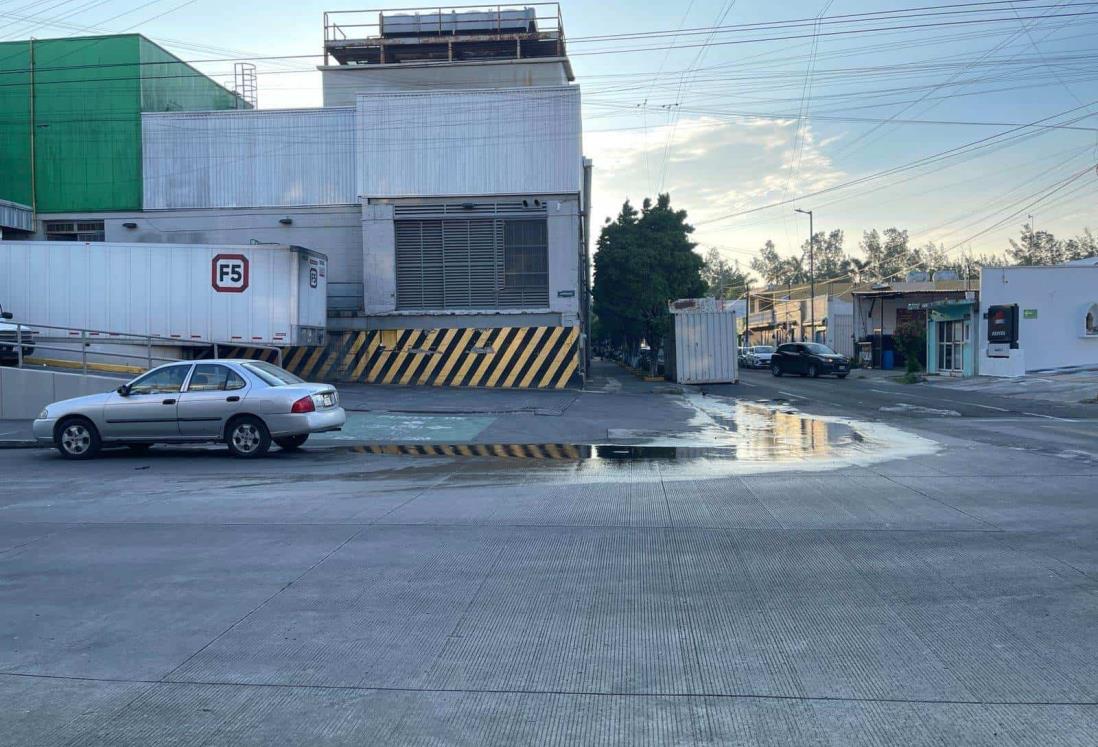 Alertan sobre fuga de aguas negras en colonia Díaz Mirón, en Veracruz