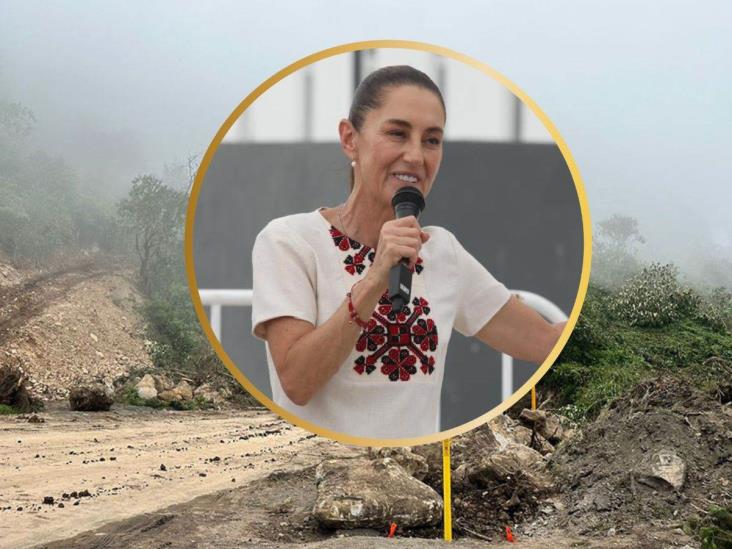 Claudia Sheinbaum evalúa plan urgente tras deslave en la Puebla-Veracruz