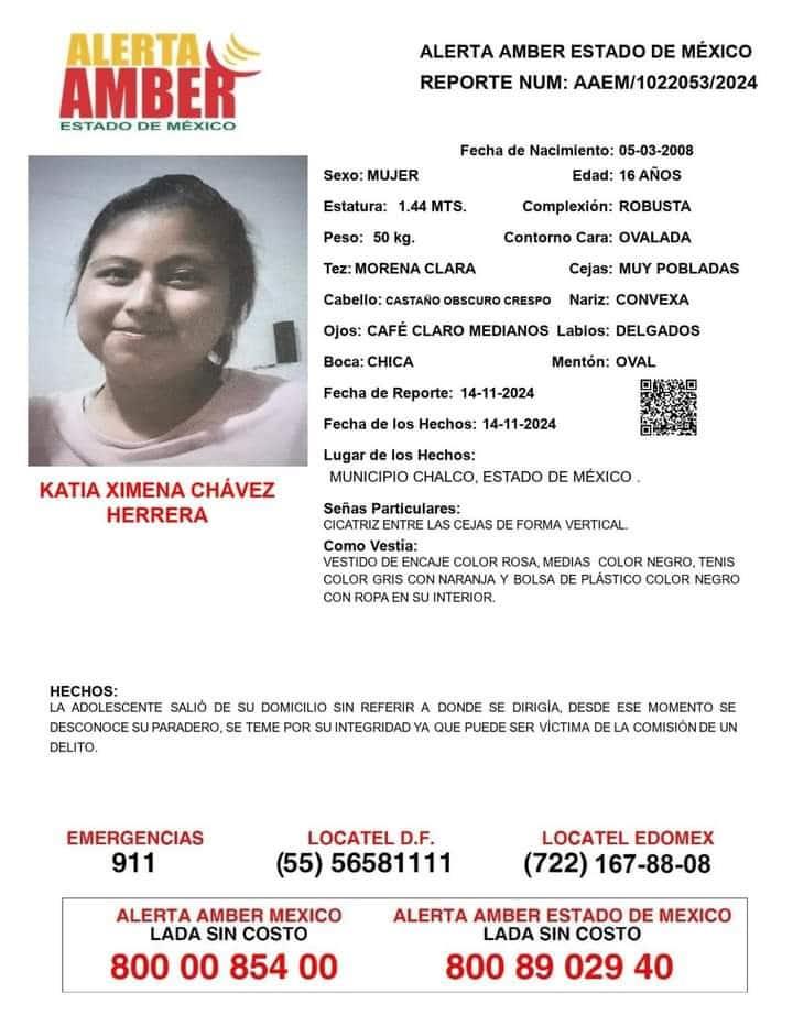 Hallan en Coscomatepec a menor reportada como desaparecida en Edomex