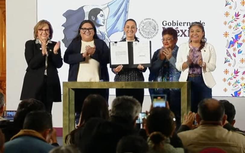 Las mujeres ya somos parte de la Constitución de México: Claudia Sheinbaum al firmar decreto de Igualdad Sustantiva