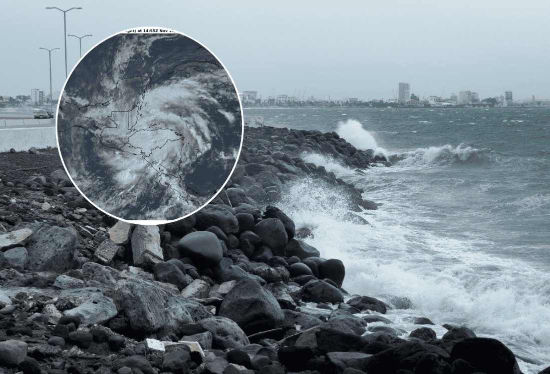 PC de Veracruz vigila la tormenta Sara; está cerca de tocar tierra