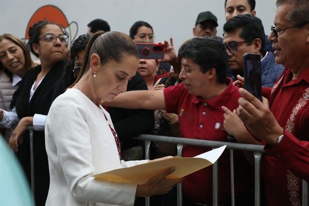 Avances del Cecan destacan en visita de Sheinbaum a Xalapa