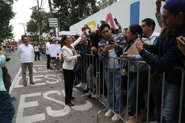 Avances del Cecan destacan en visita de Sheinbaum a Xalapa