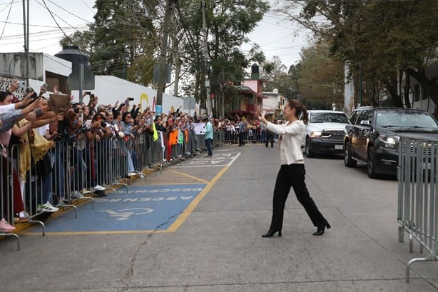 Avances del Cecan destacan en visita de Sheinbaum a Xalapa