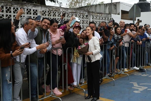 Avances del Cecan destacan en visita de Sheinbaum a Xalapa