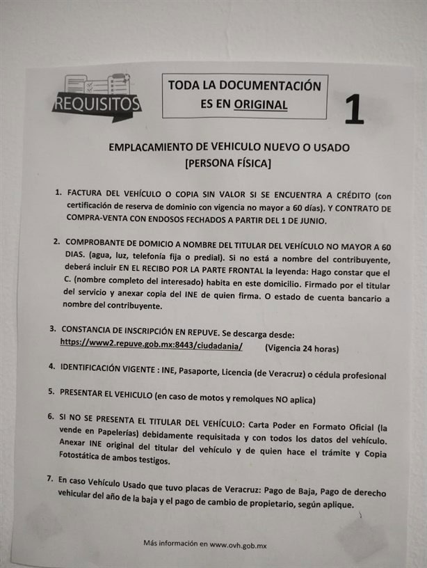 ¿Vas a emplacar tu auto en Veracruz? Estos son los documentos que debes presentar