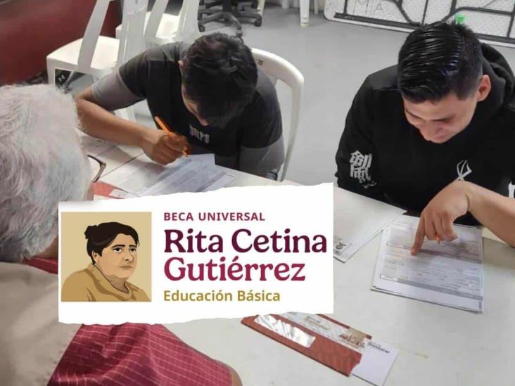 En zona centro de Veracruz, invitan a inscribirse a beca Rita Cetina