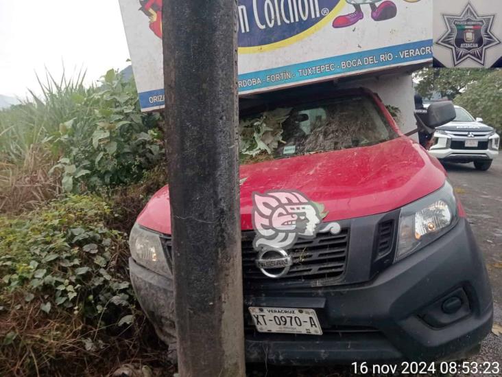 Con dron, lo atrapan tras robar camioneta con mercancía en Atzacan