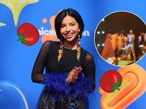 Abuchean a Ángela Aguilar en los Kids´ Choice Awards: gritos de ´¡Cazzu!´